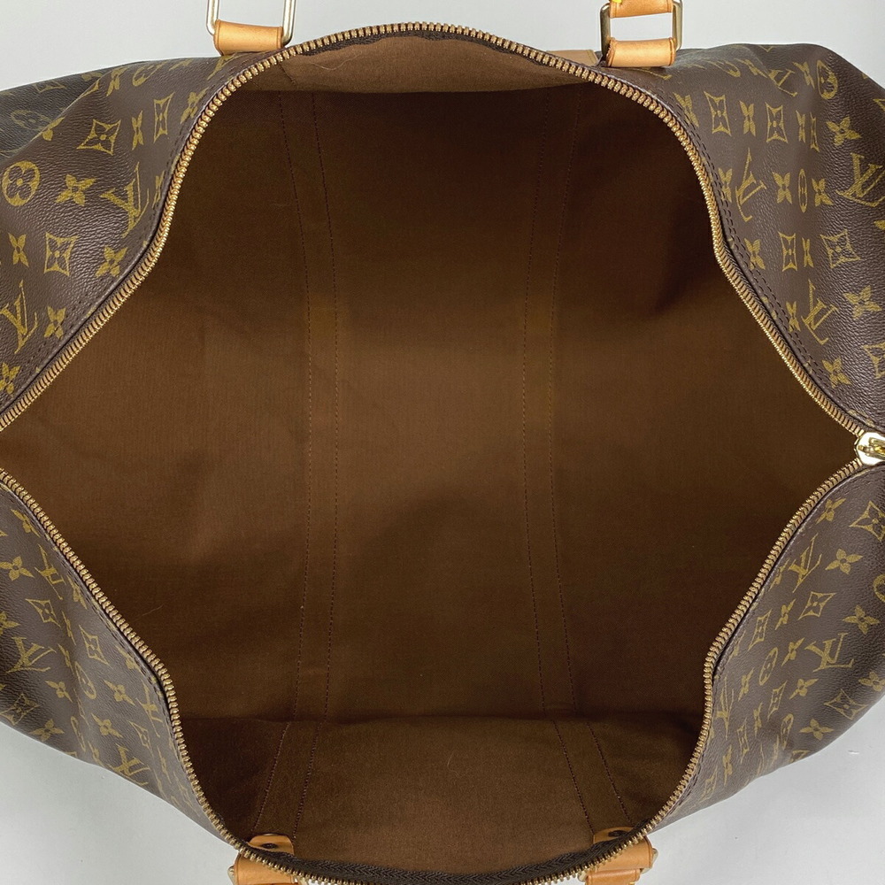 Louis Vuitton Travel Bag Bandouliere Monogram Brown Keepall Boston - Picture 7 of 7